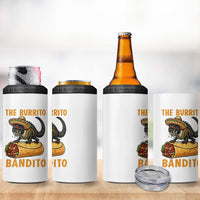 Funny Cinco De Mayo Chupacabra 4 in 1 Can Cooler Tumbler The Burrito Bandito