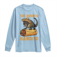 Funny Cinco De Mayo Chupacabra Long Sleeve Shirt The Burrito Bandito