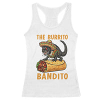 Funny Cinco De Mayo Chupacabra Racerback Tank Top The Burrito Bandito