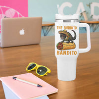 Funny Cinco De Mayo Chupacabra Tumbler With Handle The Burrito Bandito