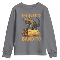 Funny Cinco De Mayo Chupacabra Youth Sweatshirt The Burrito Bandito