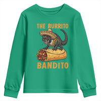 Funny Cinco De Mayo Chupacabra Youth Sweatshirt The Burrito Bandito