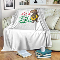 Funny Cinco De Mayo Chupacabra Throw Blanket Lets Fiesta
