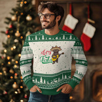 Funny Cinco De Mayo Chupacabra Ugly Christmas Sweater Lets Fiesta