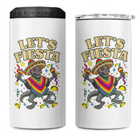 Funny Chupacabra Lets Fiesta 4 in 1 Can Cooler Tumbler Cinco De Mayo Gift