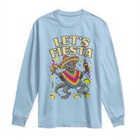 Funny Chupacabra Lets Fiesta Long Sleeve Shirt Cinco De Mayo Gift