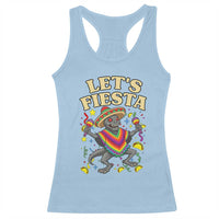 Funny Chupacabra Lets Fiesta Racerback Tank Top Cinco De Mayo Gift