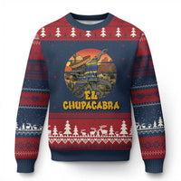Funny Cinco De Mayo Cryptid Lover Gift Ugly Christmas Sweater El Squatcho Dabbing