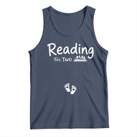 Pregnancy Announcement For Book Lovers Tank Top Reading For Two
