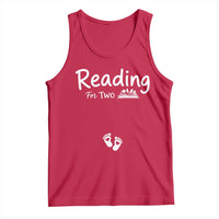 Pregnancy Announcement For Book Lovers Tank Top Reading For Two