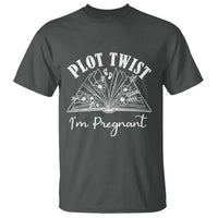 Pregnancy Announcement For Book Lovers T Shirt Plot Twist I Am Pregnant
