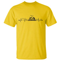 Bookaholic Heartbeat Graphic T Shirt Vintage Reader Lifeline Gift