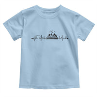 Bookaholic Heartbeat Graphic Toddler T Shirt Vintage Reader Lifeline Gift