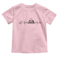 Bookaholic Heartbeat Graphic Toddler T Shirt Vintage Reader Lifeline Gift