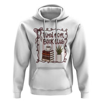 Tired Moms Book Club Hoodie Funny Coffee And Books Mom Gift