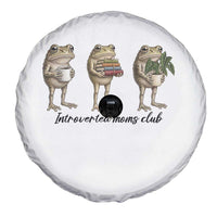 Introverted Moms Club Frog Graphic Spare Tire Cover Funny Mothers Day Gift