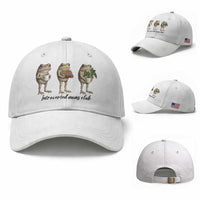 Introverted Moms Club Frog Graphic Baseball Cap Funny Mothers Day Gift