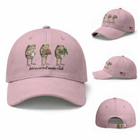 Introverted Moms Club Frog Graphic Baseball Cap Funny Mothers Day Gift