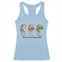 Introverted Moms Club Frog Graphic Racerback Tank Top Funny Mothers Day Gift
