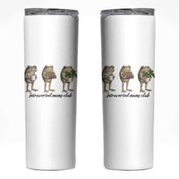Introverted Moms Club Frog Graphic Skinny Tumbler Funny Mothers Day Gift