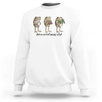 Introverted Moms Club Frog Graphic Sweatshirt Funny Mothers Day Gift