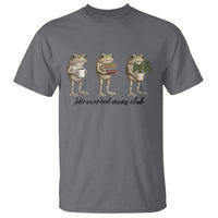 Introverted Moms Club Frog Graphic T Shirt Funny Mothers Day Gift