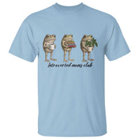 Introverted Moms Club Frog Graphic T Shirt Funny Mothers Day Gift