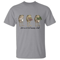 Introverted Moms Club Frog Graphic T Shirt Funny Mothers Day Gift