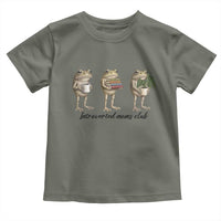 Introverted Moms Club Frog Graphic Toddler T Shirt Funny Mothers Day Gift