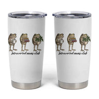 Introverted Moms Club Frog Graphic Tumbler Cup Funny Mothers Day Gift