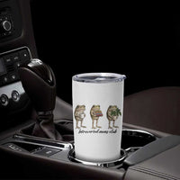 Introverted Moms Club Frog Graphic Tumbler Cup Funny Mothers Day Gift