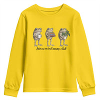 Introverted Moms Club Frog Graphic Youth Sweatshirt Funny Mothers Day Gift