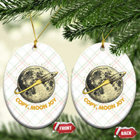 Copy Moon Joy Space Lover Lunar Mission Ceramic Ornament Astronaut Sci Fi Graphic