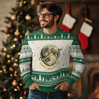Copy Moon Joy Space Lover Lunar Mission Ugly Christmas Sweater Astronaut Sci Fi Graphic