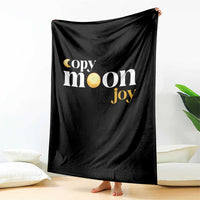 Copy Moon Joy Statement Full Moon Throw Blanket Space Exploration Lunar Journey 2026
