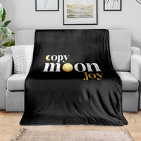 Copy Moon Joy Statement Full Moon Throw Blanket Space Exploration Lunar Journey 2026