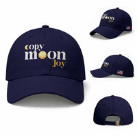 Copy Moon Joy Statement Full Moon Baseball Cap Space Exploration Lunar Journey 2026