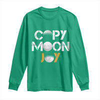 Lunar Mission Astronaut Space Lover Long Sleeve Shirt Copy Moon Joy Sci Fi Graphic