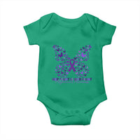 Alzheimers Awareness Butterfly Support Gift Baby Onesie Her Fight Our Fight