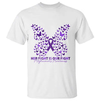 Alzheimers Awareness Butterfly Support Gift T Shirt Her Fight Our Fight