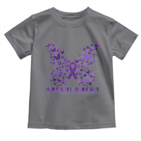 Alzheimers Awareness Butterfly Support Gift Toddler T Shirt Her Fight Our Fight