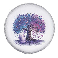 Purple Elephant Butterfly Ribbon Spare Tire Cover Tree Of Life Alzheimers Support