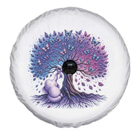 Purple Elephant Butterfly Ribbon Spare Tire Cover Tree Of Life Alzheimers Support