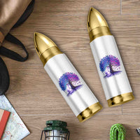 Purple Elephant Butterfly Ribbon Bullet Tumbler Tree Of Life Alzheimers Support