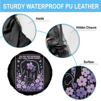 Elephant Alzheimers Purple Floral Support Spare Tire Cover You May Not Remember But I Will Never Forget