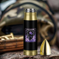 Elephant Alzheimers Purple Floral Support Bullet Tumbler You May Not Remember But I Will Never Forget