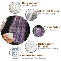 Purple Ribbon Alzheimers Caregiver Squad Gift Throw Blanket In This Family We Support Together