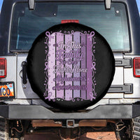 Purple Ribbon Alzheimers Caregiver Squad Gift Spare Tire Cover In This Family We Support Together