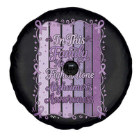 Purple Ribbon Alzheimers Caregiver Squad Gift Spare Tire Cover In This Family We Support Together