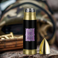 Purple Ribbon Alzheimers Caregiver Squad Gift Bullet Tumbler In This Family We Support Together